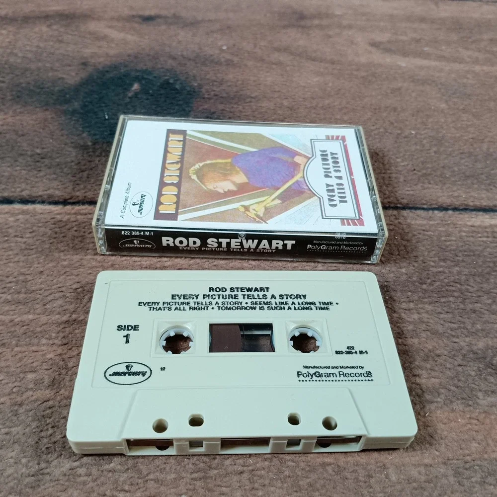 Rod Stewart Cassette Lot Every Picture Tells A Story Downtown Train Gasoline... - Picture 7 of 7